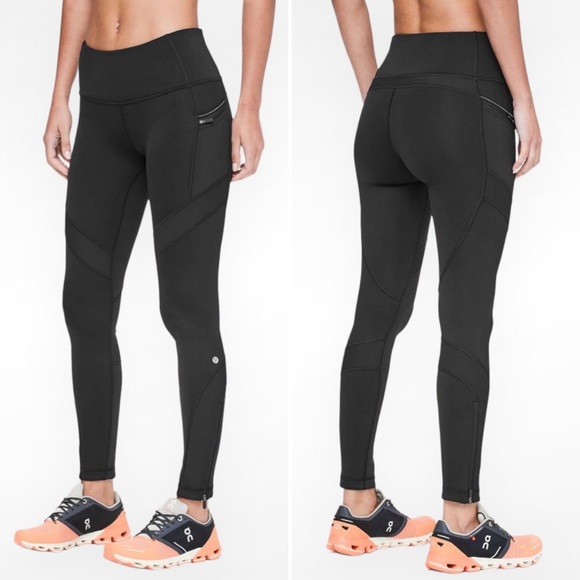 lululemon athletica Pants - Lululemon Keep The Fleece Tights *28” | Black | Size US 8